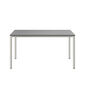 Portland Table Stainless Steel 140 x 90, with HPL top Stone
