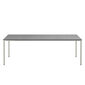 Portland Table Stainless Steel 220 x 100, with HPL top Stone