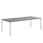 Portland Table Stainless Steel 220 x 100, with HPL top Stone