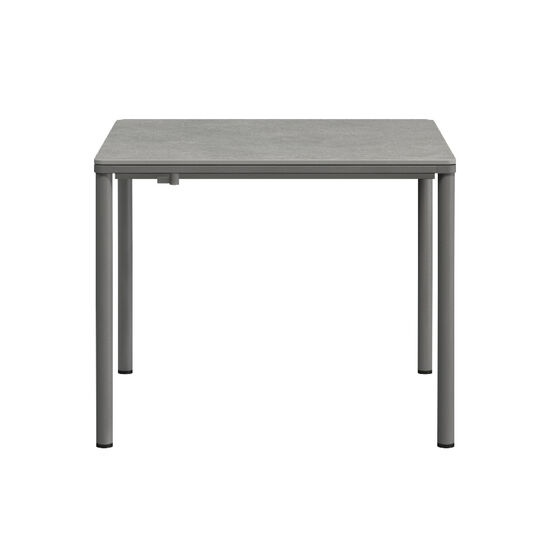 Portland Extending Table Graphite 90-140 x 90 with HPL top Shade