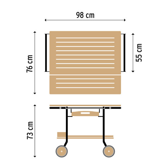 Fontenay Serving Trolley