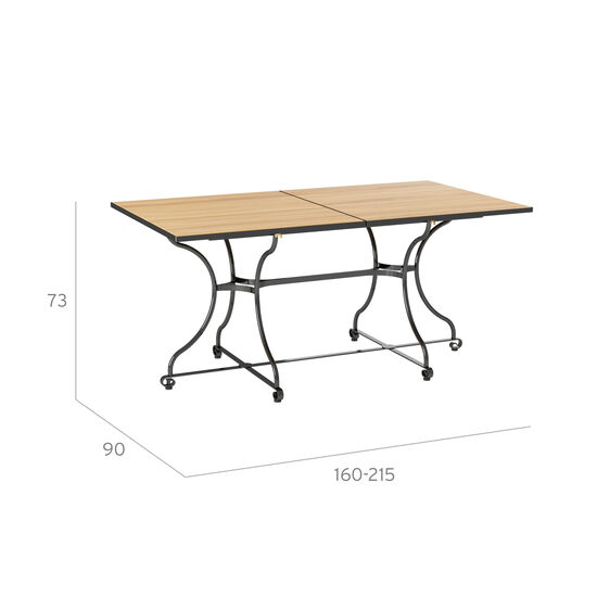 Fontenay Extending Table 160-215 x 90, Teak