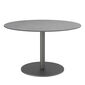 Ronda Single-Pedestal Table Graphite Ø 120 with HPL Shade top