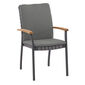 United States Stackable Armchair Graphite