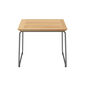 Pan Side Table Graphite 48 x 48, Teak