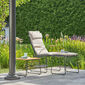 Pan Side Table Graphite 48 x 48, Teak