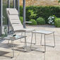 Pan Side Table Stainless Steel 48 x 48 HPL Shade