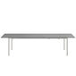 Portland Stainless Steel Extending Table 240-300 x 100, with HPL top Stone