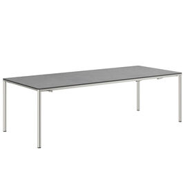 Portland Stainless Steel Extending Table 240-300 x 100 with HPL top Shade