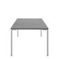 Portland Stainless Steel Extending Table 240-300 x 100, with HPL top Stone