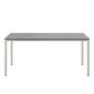 Portland Table Stainless Steel 165 x 90, with HPL top Stone
