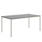 Portland Table Stainless Steel 165 x 90, with HPL top Stone