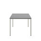 Portland Table Stainless Steel 165 x 90, with HPL top Stone