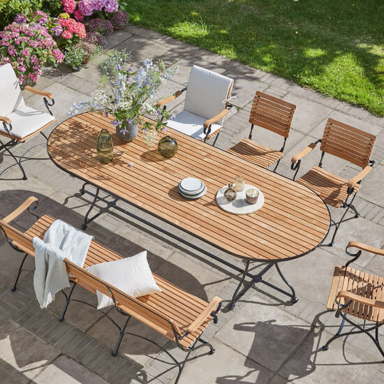 Fontenay Oval Table 260 x 100, Teak