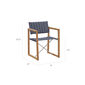 Benton Armchair Blue Smoke