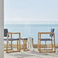 Benton Armchair Blue Smoke