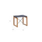 Benton Footstool Blue Smoke