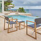 Benton Footstool Blue Smoke