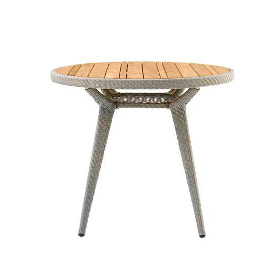 Charleston Table Ø 90 with teak top