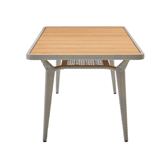 Charleston Table 165 x 90  with teak top