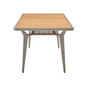 Charleston Table 165 x 90  with teak top