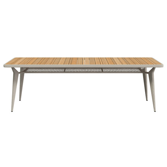 Charleston Table 240 x 100  with teak top