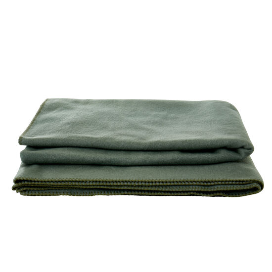 Plaid Fleece Moss