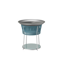 Temper Side Table Glass Teal