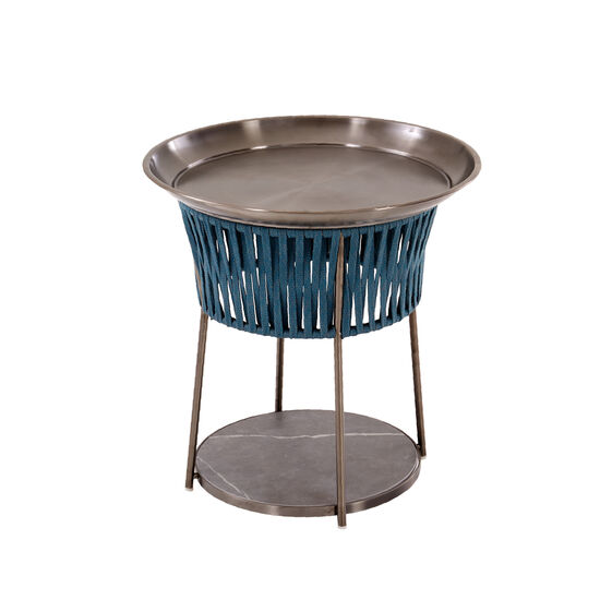 Temper Side Table Ceramic Teal
