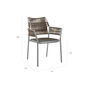 Temper Armchair Greybrown
