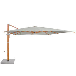Positano Parasol 3.50 x 3.50 m square, Silver Grey