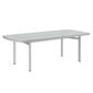 Temper Table Anodised 220 x 100 with glass top