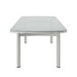 Temper Table Anodised 280 x 100 with glass top