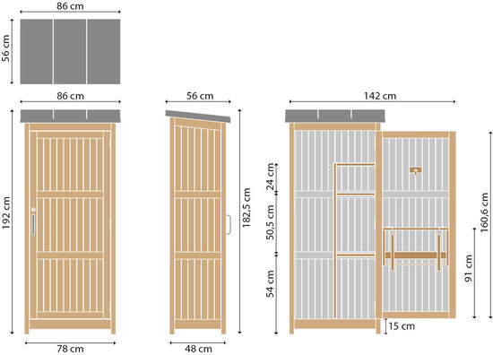 Tool Cabinet Teak