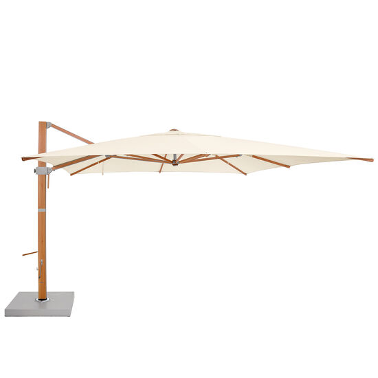 Positano Parasol 3.50 x 3.50 m square, Ivory