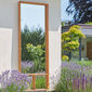 Fascino Mirror with teak frame, Vertical wide