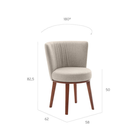 Teano Dining Chair American Walnut