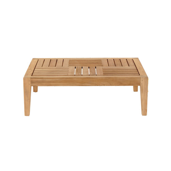 Valencia Lounge Coffee Table with teak top