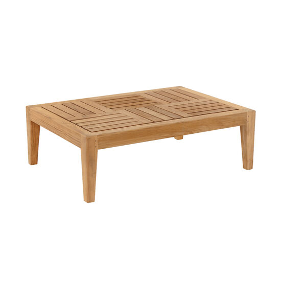 Valencia Lounge Coffee Table with teak top