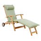 Royal Princess Deck Chair with wheels and extended footrest
