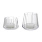 Lantern Set Crystal Glass (2 pieces)