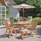 Classic Footstool, Teak