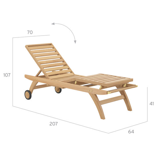 Catania Comfort High Seat Lounger