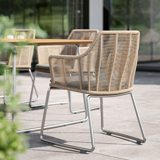 Amari Table 180 x 90 with teak top