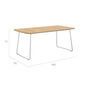 Amari Table 180 x 90 with teak top