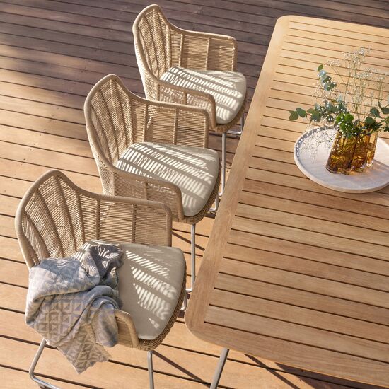 Amari Table 240 x 100 with teak top