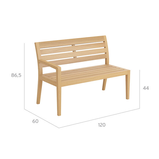 Valencia Seat Element with armrest right 120