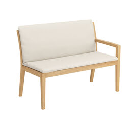 Cushion Valencia Seat Element 120 in the design "Linum/seams Linum"