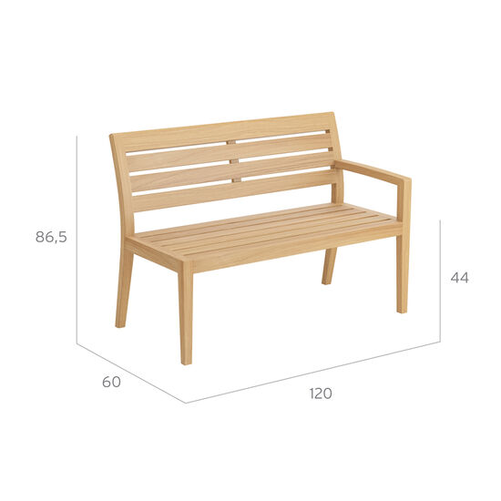 Valencia Seat Element with armrest left 120