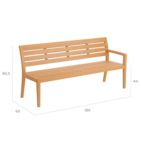 Valencia Seat Element with armrest left 180